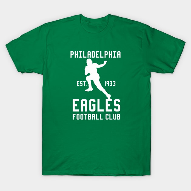 Philadelphia Eagles Vintage T-Shirt by Tom Stiglich Cartoons